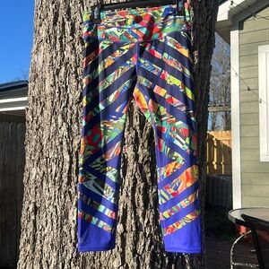 Athleta Leggings, Multicolor, Size Small